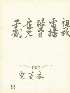 子夜归电视连续剧免费播放全集在线播放下载