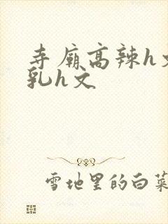 寺庙高辣h文乱乳h文