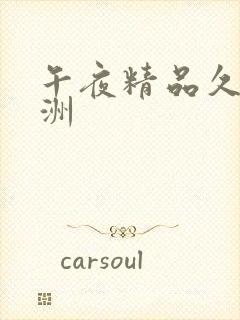 午夜精品久久亚洲