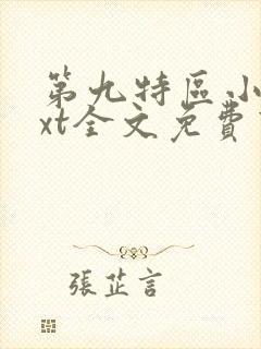 第九特区小说txt全文免费下载