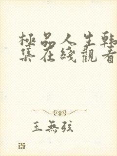 极品人生韩剧全集在线观看免费封面