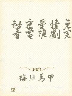 秘密爱情免费观看电视剧完整版高清