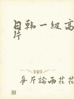 日韩一级高清黄片