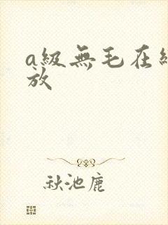 a级无毛在线播放