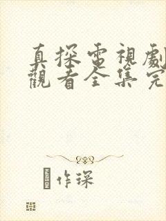 真探电视剧免费观看全集完整版