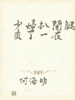 少妇扒开腿让我爽了一夜