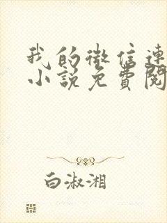 我的微信连三界小说免费阅读