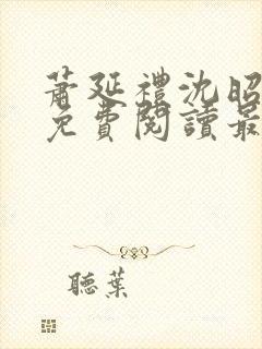 萧延礼沈昭全文免费阅读最新章节