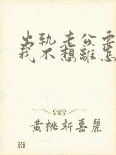 出轨老公要离婚我不想离怎么办