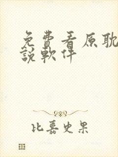 免费看原耽的小说软件