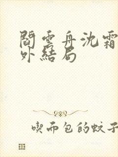 阎云舟沈霜眠番外结局