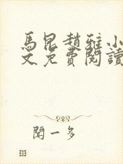 马昆赵雅小说全文免费阅读最新章节