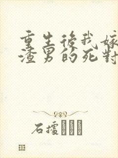 重生后我嫁给了渣男的死对头免费阅