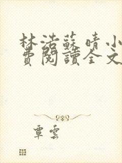 林浩苏晴小说免费阅读全文最新章节封面