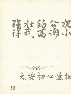 强壮的公次次弄得我高潮小说