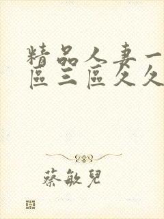 精品人妻一区二区三区久久久