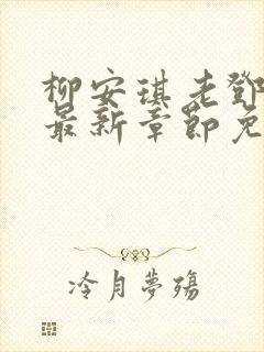 柳安琪老邓小说最新章节免费阅读封面