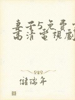 妻子5免费完整高清电视剧看