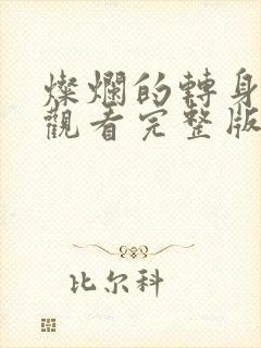 灿烂的转身免费观看完整版电视剧