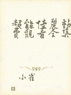 超能佳丽动漫免费观看全集高清