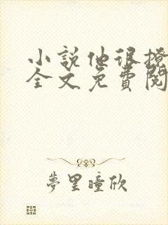 小说他很撩很宠全文免费阅读封面