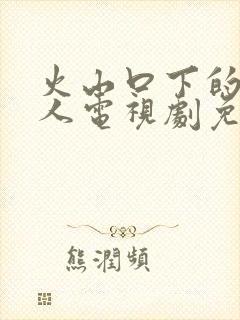 火山口下的两口人电视剧免费观看