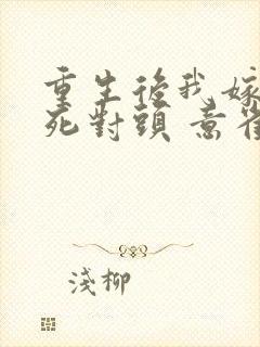 重生后我嫁给了死对头 意雀