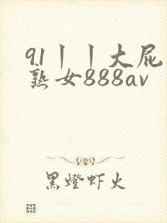 91丨丨大屁股熟女888av