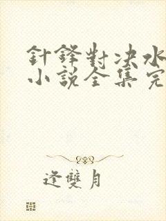 针锋对决水千丞小说全集完整版封面