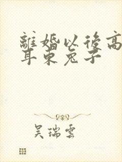 离婚以后高干 耳东兔子