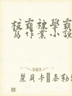 校霸被学霸压着写作业小说封面