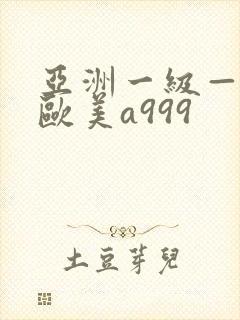 亚洲一级—内射欧美a999