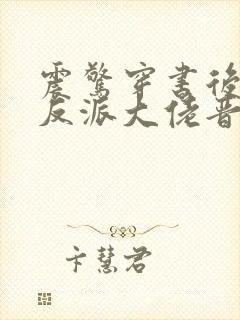 震惊穿书后娶了反派大佬晋江