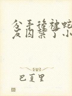 分手后被蛇形男友囚禁了小说免费阅读封面