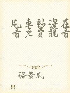 风车动漫在线观看免费观看动漫