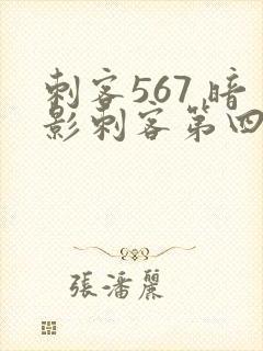 刺客567 暗影刺客第四季