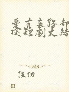 爱有来路却无归途短剧大结局