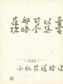 在哪可以看延禧攻略全集电视剧