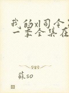 我的xl司令第一季全集在线观看完整版