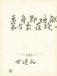 单身即地狱综艺第5季在线看