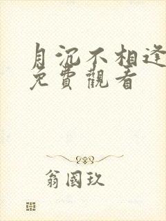 月沉不相逢短剧免费观看封面