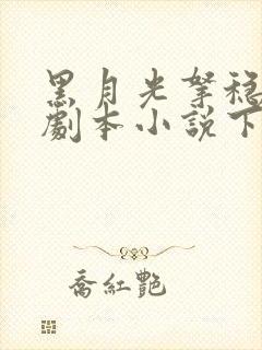 黑月光拿稳be剧本小说下装电子书