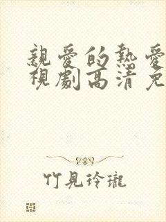 亲爱的热爱的电视剧高清免费观看全集完整版封面