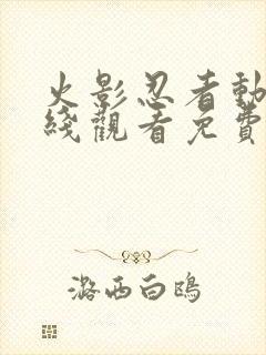 火影忍者动漫在线观看免费完整版封面