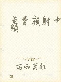 免费颜射少妇视频