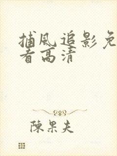 捕风追影免费观看高清