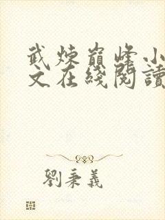 武炼巅峰小说全文在线阅读免费