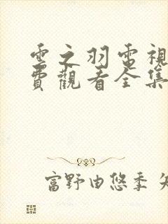 云之羽电视剧免费观看全集在线封面