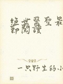 绝世医圣最新章节阅读