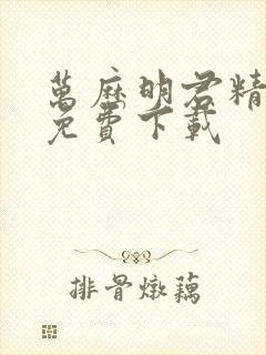 万历明君精校版免费下载